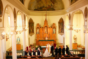 St Patrick's Cathedral Church Wedding Photos and University Club of Portland Wedding Photos (13)
