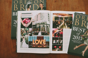 Oregon Bride Magazine Feature, Real Weddings, Portland Wedding Photographer